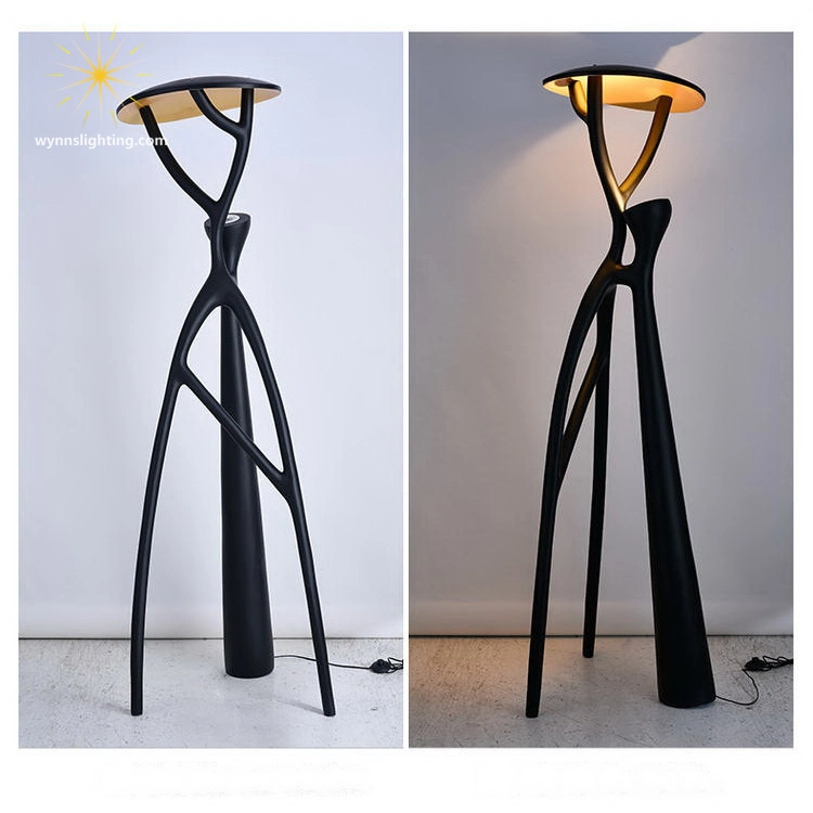 Modelling Lamp Sookie Unique Human Abstract Sculptural Lighting LED Standing Floor Lamp for Home Hotel Villa Indoor Decor