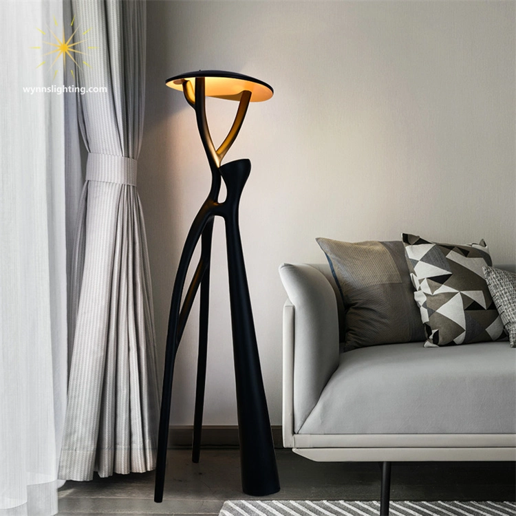 Modelling Lamp Sookie Unique Human Abstract Sculptural Lighting LED Standing Floor Lamp for Home Hotel Villa Indoor Decor